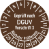 Prüfplaketten - Geprüft nach DGUV Vorschrift 3 - Nächster Prüftermin Prüfplaketten - Geprüft nach DGUV Vorschrift 3 - Nächster Prüftermin