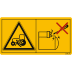 Maschinenschild Motor nur vom Fahrersitz aus starten