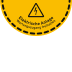 Fußbodenaufkleber Elektrische Anlage, Halbkreis Fußbodenaufkleber Elektrische Anlage, Halbkreis