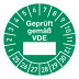 Prüfplaketten - Geprüft gemäß VDE