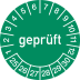 Prüfplaketten - geprüft - Jahre und Monate Prüfplaketten - geprüft - Jahre und Monate