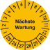 Prüfplaketten - Nächste Wartung