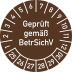 Prüfplaketten - Geprüft gemäß BetrSichV Prüfplaketten - Geprüft gemäß BetrSichV