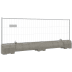 Betonleitschwelle Mobil-Bauzaun STANDARD Mini, WACHTWERK X® Betonleitschwelle Mobil-Bauzaun STANDARD Mini, WACHTWERK X®