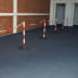 Komplett-Set Kettenpfosten EcoMax mit 6 Pfosten und 10 Meter Kette Komplett-Set Kettenpfosten EcoMax mit 6 Pfosten und 10 Meter Kette