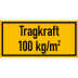 Individuelles Hinweisschild zur Gewichtsbegrenzung