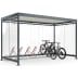 Fahrradüberdachung Köln Bike Economy K4 b/b mit Anlehnparker 2502 XBF