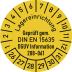 Prüfplakette - Lagereinrichtung geprüft gem. DIN EN 15635, DGUV Information 208-061-30171-nrr5pm-1765188753471