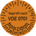 Prüfplakette - Geprüft nach VDE 0701, Nächster Prüftermin-30180-psih63-1765188754895