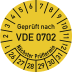 Prüfplakette - Geprüft nach VDE 0702, Nächster Prüftermin-30181-ve37bv-1765188754853