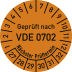 Prüfplakette - Geprüft nach VDE 0702, Nächster Prüftermin-30181-ddywa2-1765188754859