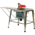 Tischkreissäge ATIKA HT 315 mit Metallgestell und rotem Schutzschild