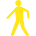 Bodenmarkierung Fußgänger | WT-5811 / WT-5111