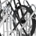 Anlehnbügel Fahrrad 4700 XBF aus Metall mit mehreren Fahrrädern im Fahrradständer