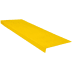 Gelbes Treppenkantenprofil aus GFK mit R13 Profil WT-5406