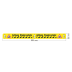 PROline-tape Bodenmarkierung gelb mit schwarzer Aufschrift Achtung Staplerverkehr und Warnsymbol Gabelstapler, 600 mm lang, 50 mm breit