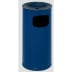 Blauer Abfallsammler H 71 K mit integriertem Ascher