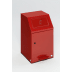 Roter Putzwollkasten PWK 45 selbstlöschend mit Pedal