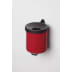 Wandascher WH 10 roter Wandaschenbecher mit schwarzem Dach zur Wandmontage