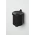 Wandascher WH 10 in schwarz mit und ohne Dach zur Wandmontage