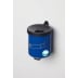 Blauer Wandascher WH 10 mit schwarzem Dach zur Wandmontage