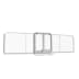Schake VECTOR V-Gate-Simple mobiles Schiebetor aus Metall mit diagonalem Gittermuster