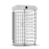 Schake VECTOR V-Turnstile Compact Steelplate Drehkreuz aus Metall in weiß und silber