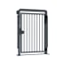Schake VECTOR V-Door-Compact-Fix-Basic Tür aus Metall mit vertikalen Stäben und Schloss