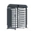 Schake VECTOR V-Turnstile-Fix-Basic Drehkreuz aus Metall in dunkelgrauer Farbe