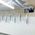Fahrradaufhängung Bike Lift Wandmontage mit mehreren Hebevorrichtungen in einem Kellerraum