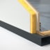 Querschnitt des mobilen Raumsystems MultiRoom Indoor Basic 7 mit Dämmmaterial und Bodenaufbau
