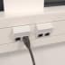 Mobiles Raumsystem MultiRoom Outdoor Basic 7 mit Netzwerkanschlüssen und grauem Ethernet-Kabel