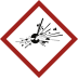 GHS-Symbol Explosiv GHS 01 Warnhinweis für explosive Stoffe und Gemische