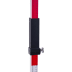 NESTLE Laserlatte mit roter und weißer Skala und schwarzem Halter