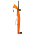 NESTLE Teleskopmeter TELEMAX bis 8 m mit orangefarbener Tragetasche