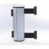 Wandgurtkassette Beltrac Wall Mount XL Double mit zwei schwarzen Gurten und silberner Kassette