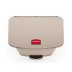 Tret-Mülleimer Slim Jim Step-On Container Front Step von Rubbermaid in beige mit 68 bis 90 Liter Fassungsvermögen