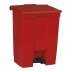 Roter Tret-Mülleimer Step-On Classic Container von Rubbermaid mit 68,1 Liter Fassungsvermögen