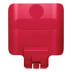 Rote Hinweistafel für Recycling-Station Slim Jim Starter Set von Rubbermaid