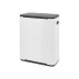 Soft-Touch Mülleimer Bo Touch Bin von Brabantia in Weiß mit schwarzem Deckel, 2x 30 Liter Fassungsvermögen