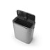 Soft-Touch Mülleimer Bo Touch Bin von Brabantia mit 60 Liter Fassungsvermögen, Edelstahl mit offenem Deckel