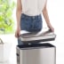 Sensor-Abfalleimer Deluxe Phantom EKO mit Edelstahloberfläche und automatischem Deckel, Inhalt 30 bis 45 Liter