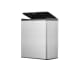 Abfalleimer Essential Touch Recycler von EKO mit 2x 20 Liter Fassungsvermögen, silberner Mülleimer mit offenem Deckel