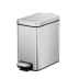 Tret-Müllereimer Stella Slim EKO aus Edelstahl mit 6 Liter Fassungsvermögen und Fußpedal