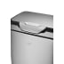 Touch-Abfalleimer Touch Pro von EKO aus Edelstahl mit 20 + 20 Liter Inhalt und praktischem Deckelgriff