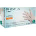 100er-Box AMPRI Basic Plus Latex Einweghandschuhe, puderfrei, Größe L 8-9, nicht steril, ambidextrous