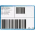 10er-Pack EICHNER Etikettentasche magnetisch mit blauer Umrandung und Barcode