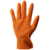 Oranger Einweghandschuh aus Nitril mit Grip, ungepudert und latexfrei, Größe 8-11