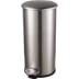 helit® Tretabfallsammler The Zinc aus Edelstahl mit Tretmechanismus