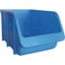 Blauer Hünersdorff Sichtlagerkasten aus Kunststoff
